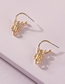 Fashion Gold Color Alloy Animal Scorpion Earrings