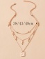 Fashion Gold Color Alloy Multilayer Geometric Necklace