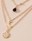 Fashion Gold Color Alloy Multilayer Bull Head Necklace