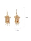 Fashion Ink Pavilion Ink Pavilion Pearl Hollow Earrings