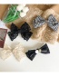Fashion Lace Rice Bow Pearl Lace Houndstooth Rhinestone Hair Clip