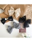 Fashion Lace Rice Bow Pearl Lace Houndstooth Rhinestone Hair Clip