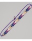 Fashion Black Rice Beads Woven Geometric Gradient Pure Handmade Bracelet