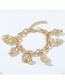 Fashion Gold Color Alloy Vase Head Thick Chain Bracelet
