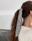 Fashion Grey Leopard Leopard Print Thin And Long Scarf Headband