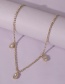 Fashion Gold Color Alloy Diamond Geometric Necklace