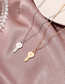 Fashion Kc Gold Alphabet Key Alloy Necklace