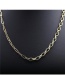 Fashion 60cm Hybrid Chain Titanium Steel Copper Chain Stainless Steel Lightning Pendant Necklace