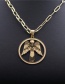 Fashion 40cm Chain + Angel Wings 3 Stainless Steel Angel Wing Pendant Necklace
