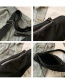 Fashion Black Large Capacity Edging Oxford Cloth One-shoulder Messenger Bag