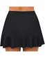 Fashion Black Skirt High Waist Stitching Cross Swimming Shorts