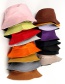 Fashion Bright Yellow Black-double-sided Wear Solid Color Double-sided Fisherman Hat