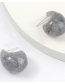 Fashion Brown Drop-shaped Geometric Resin Earrings