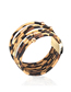 Fashion Leopard Print Suit Leopard Print Geometric Alloy Earrings Necklace Bracelet