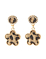 Fashion Leopard Print Suit Leopard Print Tassel Geometric Earrings Necklace Bracelet