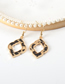 Fashion Leopard Print Suit Leopard Print Tassel Geometric Earrings Necklace