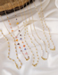 Fashion Stone Pearl Crystal Chain Geometric Alloy Necklace