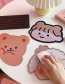 Fashion Little Girl Little Bear Thickened Small Computer Non-slip Mouse Pad