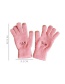 Fashion Pink Smiley Five-finger Touch Screen Gloves