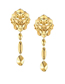 Fashion Gold Color Geometric Alloy Tassel Earrings