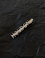 Fashion Color Alloy Hollow Hairpin With Diamond Letters