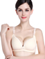 Fashion Color Cotton Breastfeeding Bra Without Steel Ring Front Opening