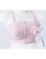 Fashion Pink Nursing Bra Without Steel Ring