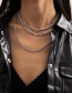 Fashion Golden Chain Alloy Three-layer Necklace