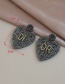 Fashion Silver Rice Beads Love Alloy Letter Or/di Earrings