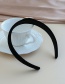 Fashion Black Fabric Alloy Diamond-studded Double B Headband