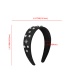 Fashion Black Fabric Rhinestone Headband