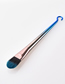 Fashion Blue-black Gradient Single Round Hook Aluminum Tube Nylon Hair Foundation Makeup Brush