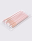 Fashion Pink Pvc12pcs Wooden Handle Aluminum Tube Nylon Hair Eye Makeup Brush Set