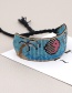 Fashion Blue Sun Rice Beads Handmade Beaded Coconut Tree Bracelet