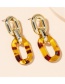 Fashion Chain Acrylic Chain Geometric Earrings