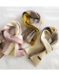Fashion Flour Rice Two-color Stitching Knitted Long Thick Double-sided Scarf