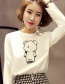 Fashion New Antlers Printed Long-sleeved Round Neck Plus Size Blouse