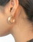 Fashion White K Alloy Texture Geometric Earrings