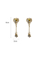 Fashion Nine-piece Set Alloy Inlaid Zirconium Bowknot Love Flower Stud Earring Set