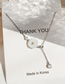 Fashion Silver Real Gold Electroplated Diamond Daisy Y-shaped Necklace