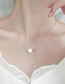 Fashion Silver Real Gold Electroplated Diamond Daisy Y-shaped Necklace