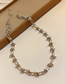 Fashion Silver Alloy Knotted Rope Necklace