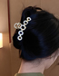 Fashion Gold Diamond-studded Hollow Hair Grab