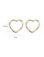 Fashion Gold Alloy Love Element Ring Ear Ring