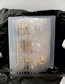 Fashion 4 Grid 160 Cards Transparent Sealed Bag Pvc Storage Bag