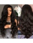 Fashion 28 Inches Front Lace Mid-point Fluffy Long Curly Hair