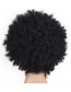 Fashion Black Full Top Chemical Fiber African Small Roll Headgear