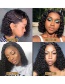 Fashion 20 Inches Front Lace Mid-length Small Curly Wig
