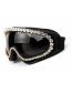 Fashion Black One Piece Rhinestone Sunglasses