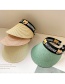 Fashion Cream Color Children's Letter Knitted Sunscreen Empty Top Hat